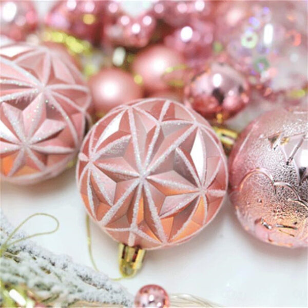 40PCS Christmas Tree Decorations Baubles Set White and Red Christmas Baubles Set Shatterproof Christmas Balls Ornaments for Xmas Christmas Tree 2025 -